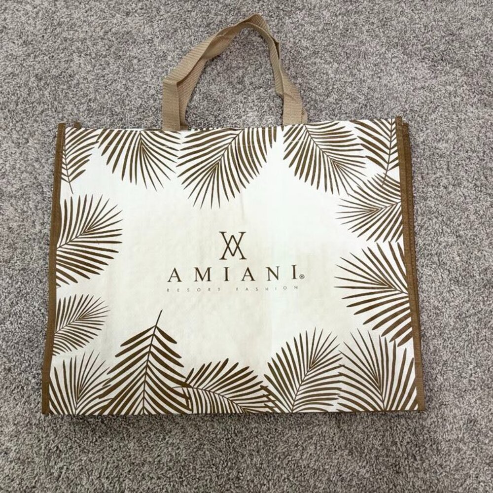Brand New Aquarelle, Jamaica Amiani Resort Fashion Shopping Tote Bag Size 19X15
